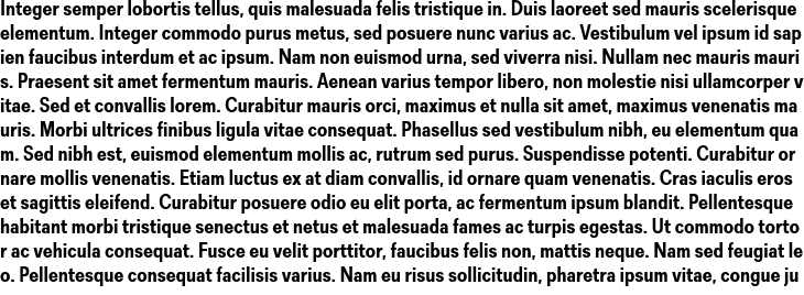 `Recta Bold Condensed` Preview