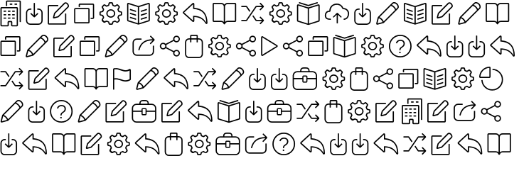`Panton Icons C Regular` Preview
