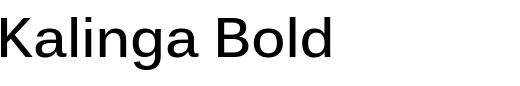 `Kalinga Bold` Preview
