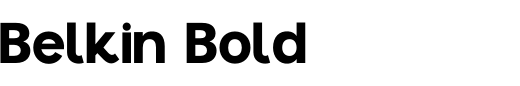 `Belkin Bold` Preview