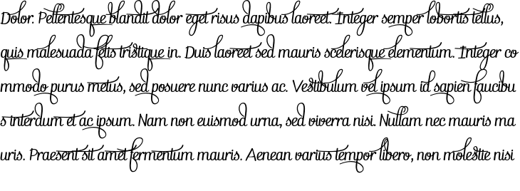 `Pepita Script 3 Italic` Preview