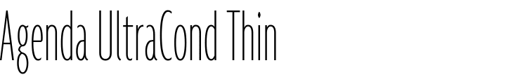 `Agenda UltraCond Thin` Preview