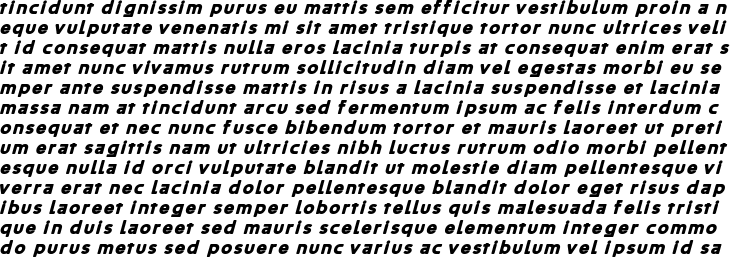 `Half Bold Italic` Preview