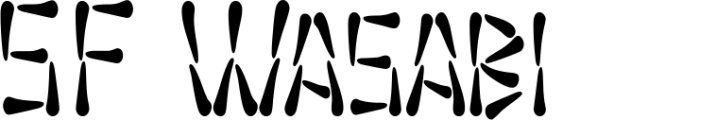 `SF Wasabi Condensed Regular` Preview