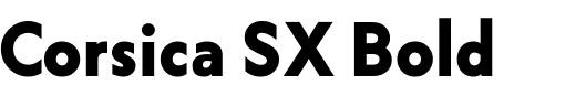 `Corsica SX Bold` Preview