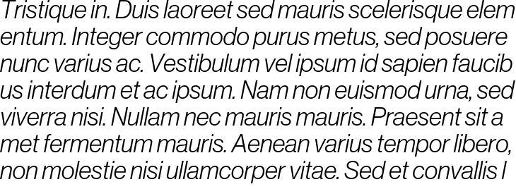`Neue Haas Grotesk Display Pro Light Italic` Preview