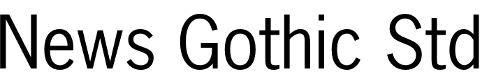 `News Gothic Std Medium` Preview