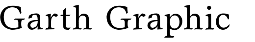 `Garth Graphic Regular` Preview