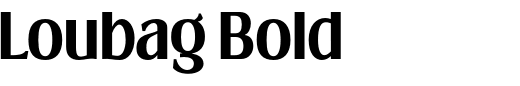 `Loubag Bold` Preview