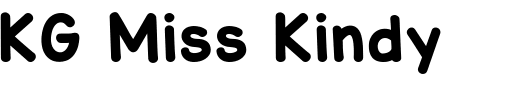 `KG Miss Kindy Marker Regular` Preview