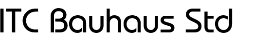 `ITC Bauhaus Std Medium` Preview