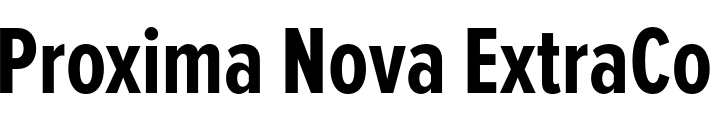`Proxima Nova ExtraCondensed Bold` Preview