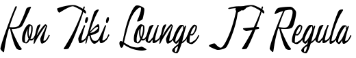 `Kon Tiki Lounge JF Regular` Preview