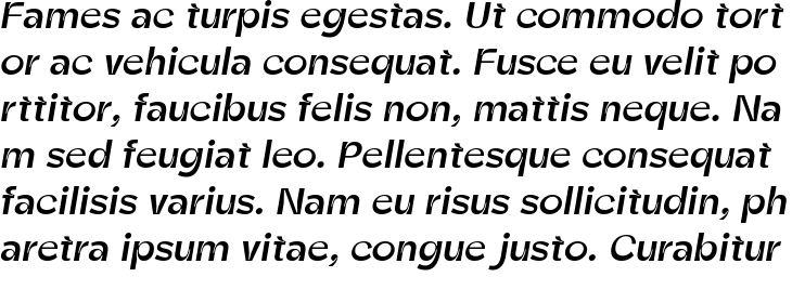 `Zt Shago Medium Italic` Preview