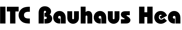 `ITC Bauhaus Heavy` Preview