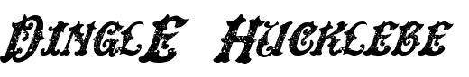 `DinglE HuckleberrY Italic` Preview