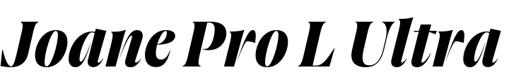 `Joane Pro L Ultra Bold Italic` Preview