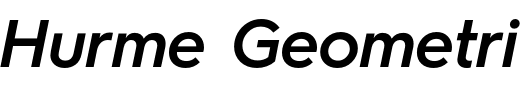 `Hurme Geometric Sans 2 SemiBold Oblique` Preview