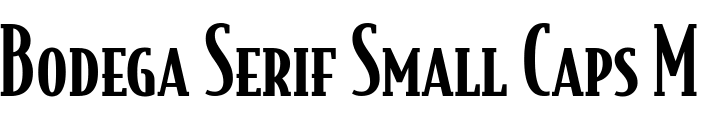 `Bodega Serif Small Caps Medium` Preview