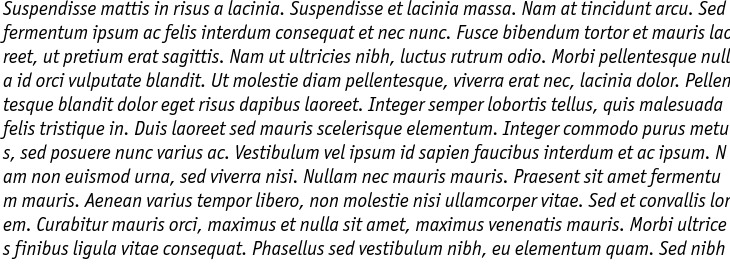 `Officina Sans Book Italic OS` Preview