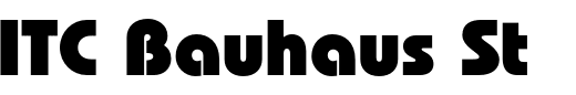 `ITC Bauhaus Std Heavy` Preview