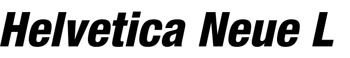 `Helvetica Neue LT Std 87 Heavy Condensed Oblique` Preview