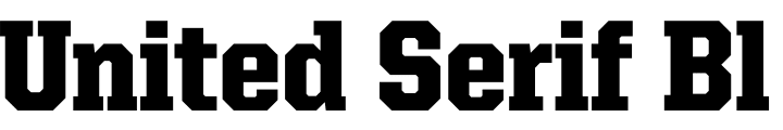 `United Serif Black Semi Condensed` Preview