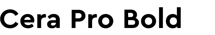 `Cera Pro Bold` Preview