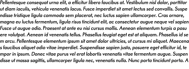 `Paneuropa Retro Rough DemiBold Italic` Preview