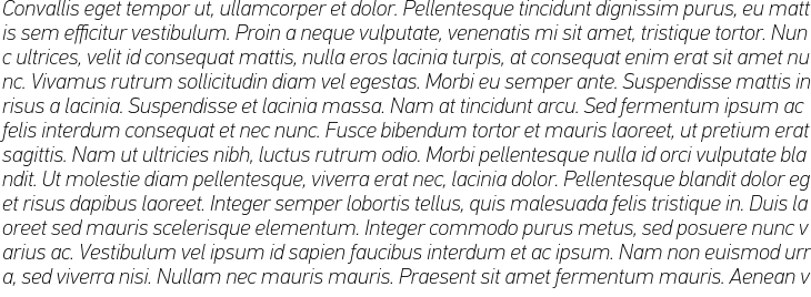 `PF Din Text Pro Thin Italic` Preview