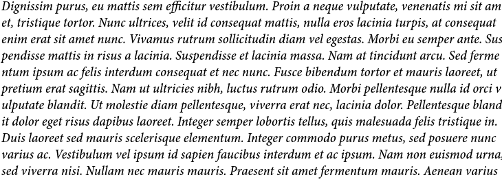 `Minion Pro Caption Condensed Medium Italic` Preview