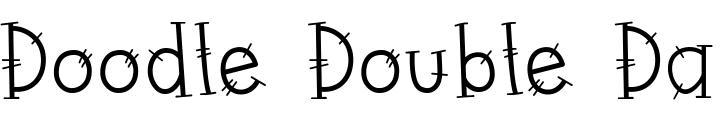 `Doodle Double Dash Regular` Preview