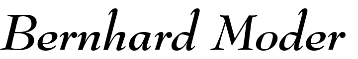`Bernhard Modern BT Bold Italic` Preview