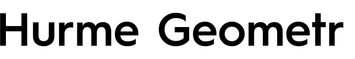 `Hurme Geometric Sans 1 SemiBold` Preview