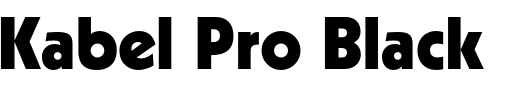 `Kabel Pro Black` Preview