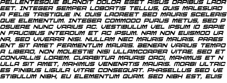 `U.S.S. Dallas Condensed Italic` Preview