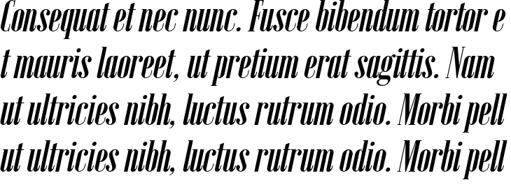 `Emberly Bold Condensed Italic` Preview