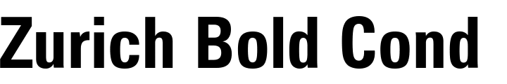 `Zurich Bold Condensed` Preview