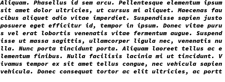 `Source Code Pro Black Italic` Preview