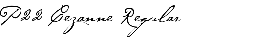 `P22 Cezanne Regular` Preview