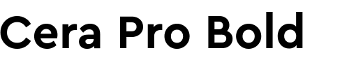 `Cera Pro Bold` Preview