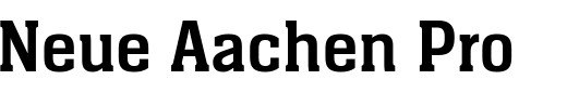 `Neue Aachen Pro Regular` Preview