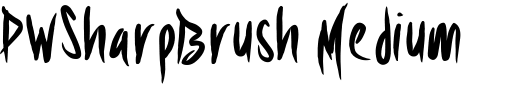 `PWSharpBrush Medium` Preview