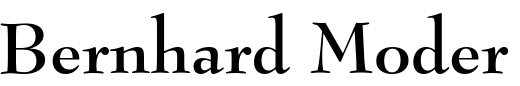 `Bernhard Modern BT Bold` Preview