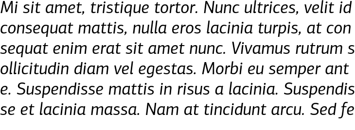 `PF Agora Sans Pro Italic` Preview
