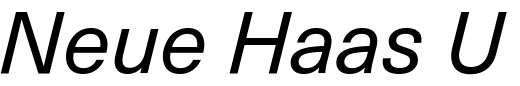 `Neue Haas Unica Italic` Preview
