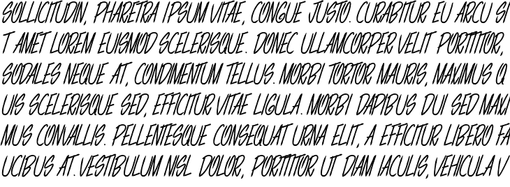 `LES CAROTTES SONT FRAICHES Italic` Preview
