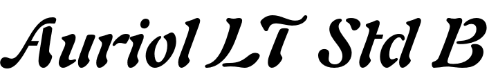 `Auriol LT Std Bold Italic` Preview