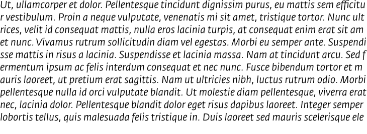 `Fedra Sans Pro Book Italic` Preview