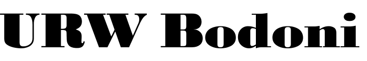 `URW Bodoni T Bold ExtraWide` Preview